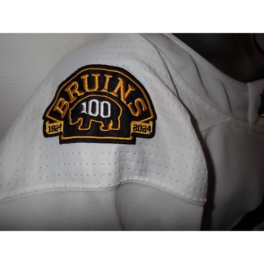 Adidas Men's Boston Bruins Matthew Poitras #51 Centennial Away Jersey 54 - Picture 4 of 8